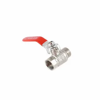 400(М) ЕТ Кран шар.мини 1/2 Г/Г мет.ручка к.3440001 