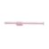 Карниз д/ванн с кольцами розовый