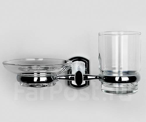 Аксесс Oder К-3026 Держатель стакана и мыльн. блист. хром WasserKRAFT 
