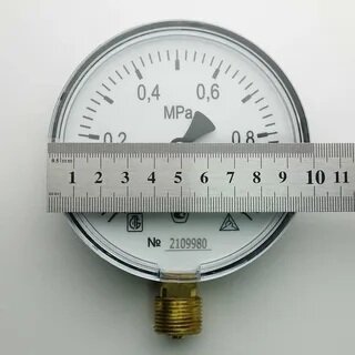 Манометр тех. МТ-100/2,5МПа/штуцер М 20х1.5 к.419797 